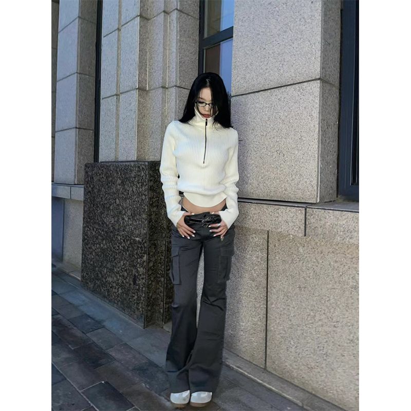 Pilates Yoga Class - Sweater, Jumper, Pullover Wanita, Sweater Rajut