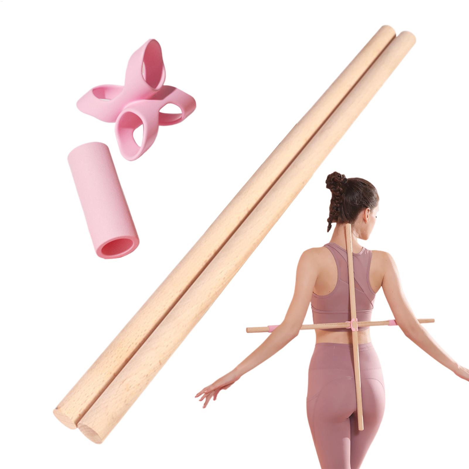 Pilates Yoga Barı - Tongkat Yoga 2 Buah Tongkat Peregangan