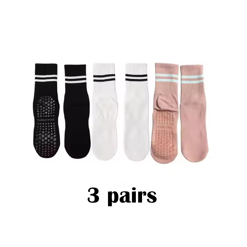 Pilates Yoga Barı - 3 Pasang Kaus Kaki Pilates Wanita