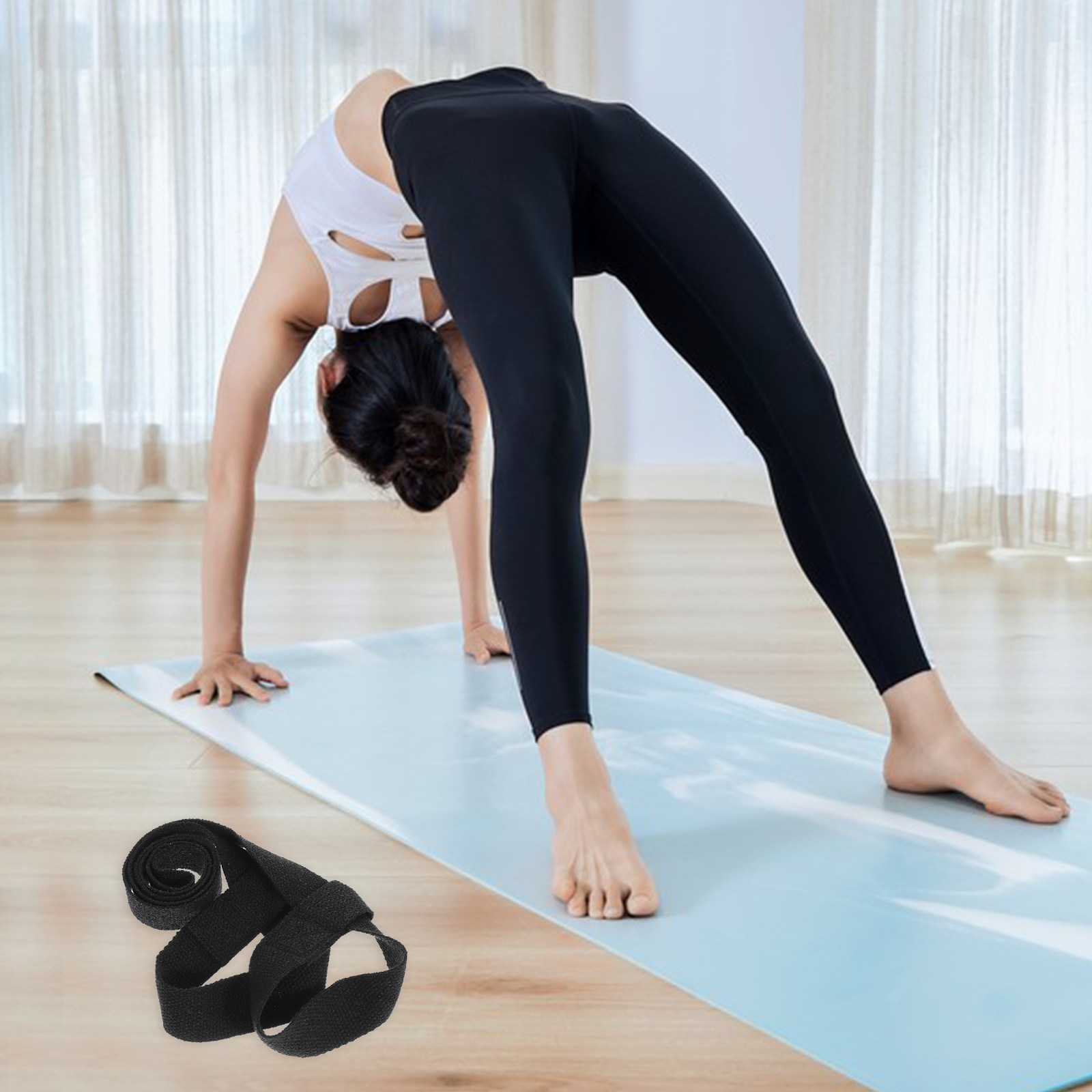 2Pcs Tali Pengangkut Matras Yo - Pilates Yoga Class ulasan dan harga