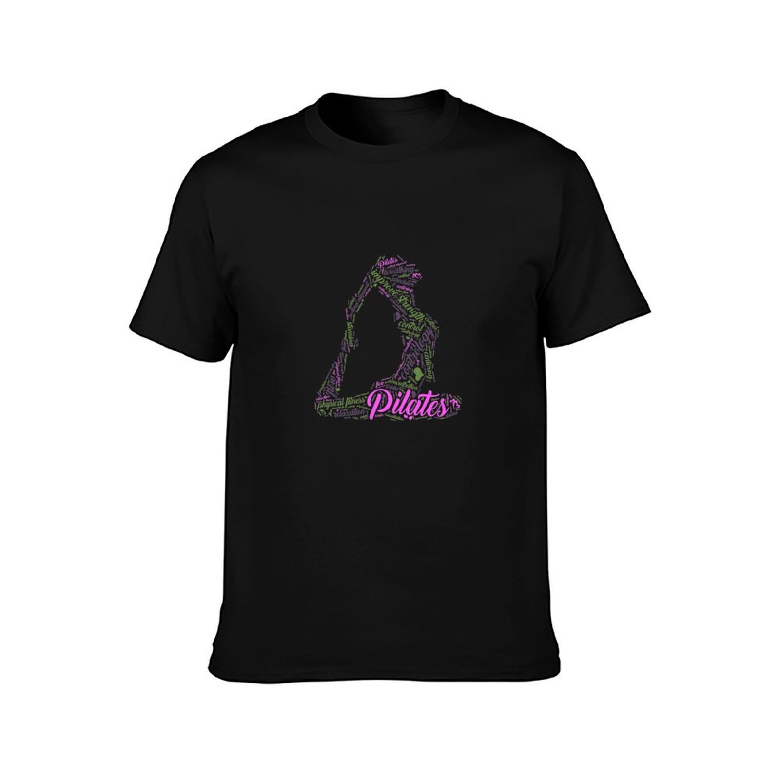 Kaos Wanita Motif Awan Kata Lu - Pilates Yoga Class ulasan dan harga